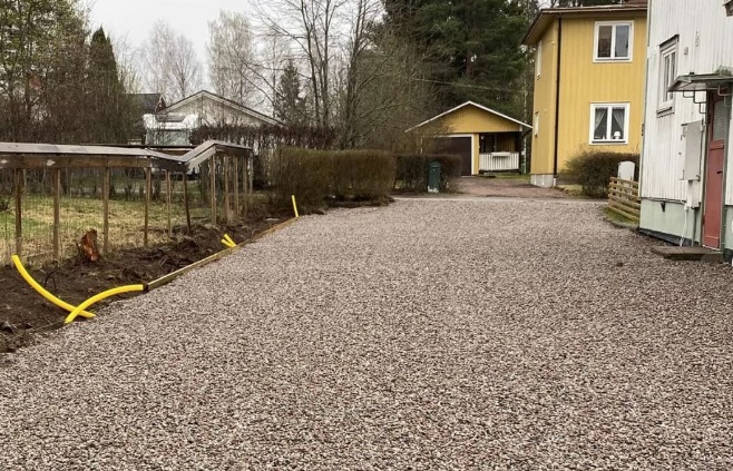 Parkering grävservice